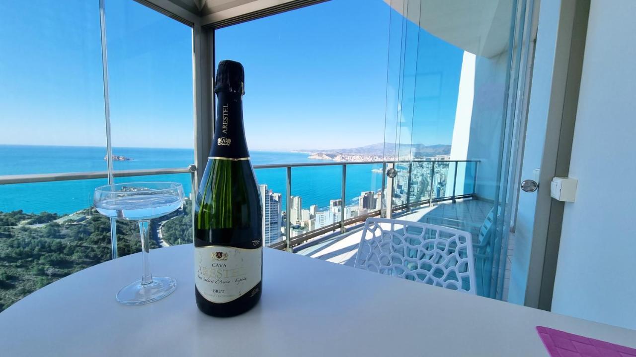 Lujoso apartamento en la planta 40 - Muy soleado Benidorm Exterior foto